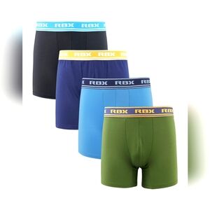 RBX Quick Dry Boxer Briefs (Pack of 4)